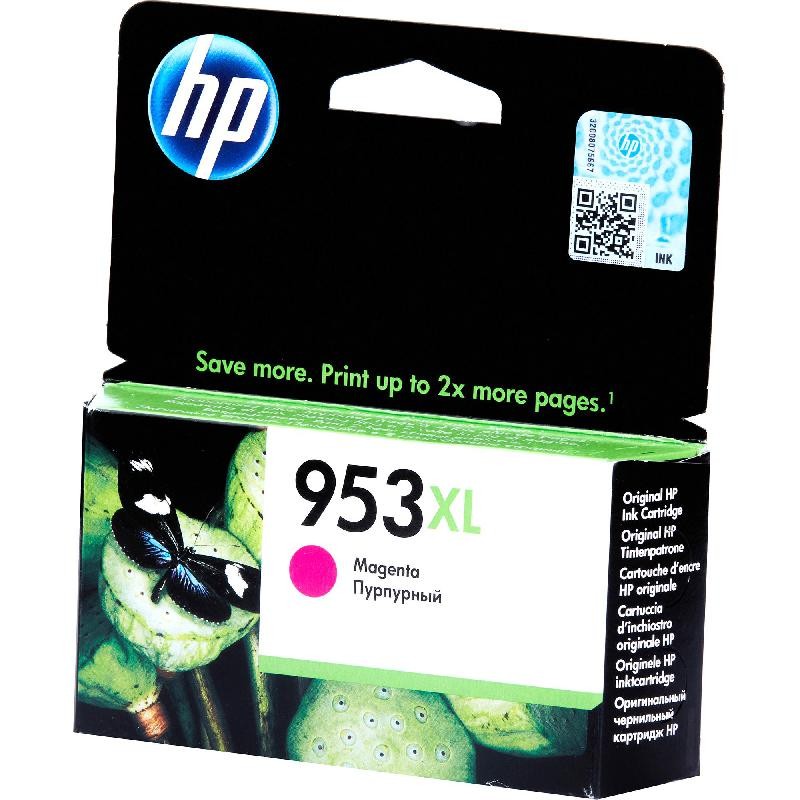 HP 953XL High Yield Magenta Original Ink Cartridge - F6U17AE