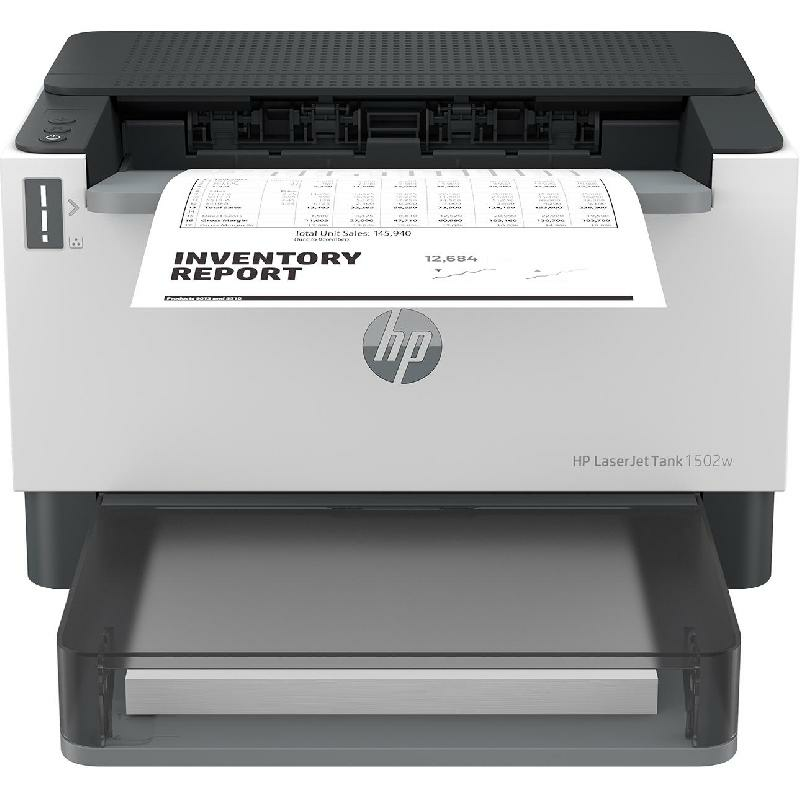 HP LaserJet Tank 1502 w Monochrome Black Laser Printer White / Gray Wi-Fi, USB 2.0